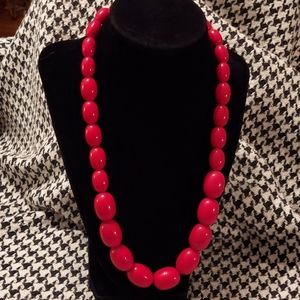 🍒Vintage Red Beads